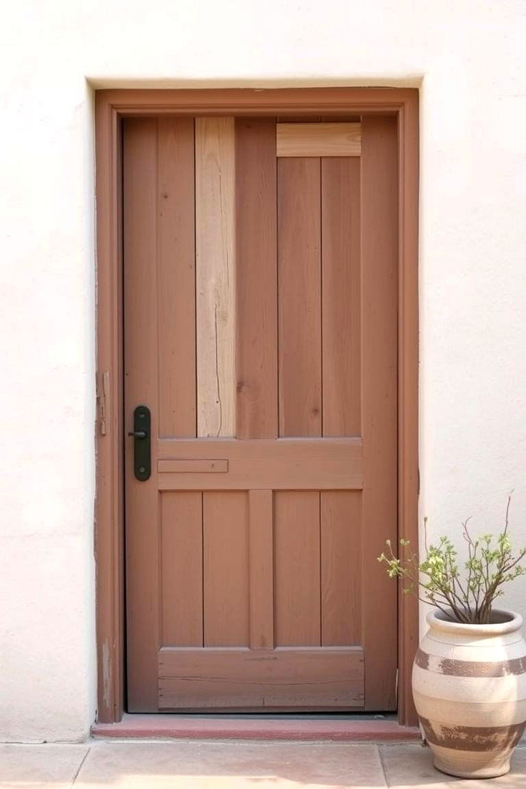 Earth Toned Rustic Charm - 24 Spanish Style Front Door Ideas