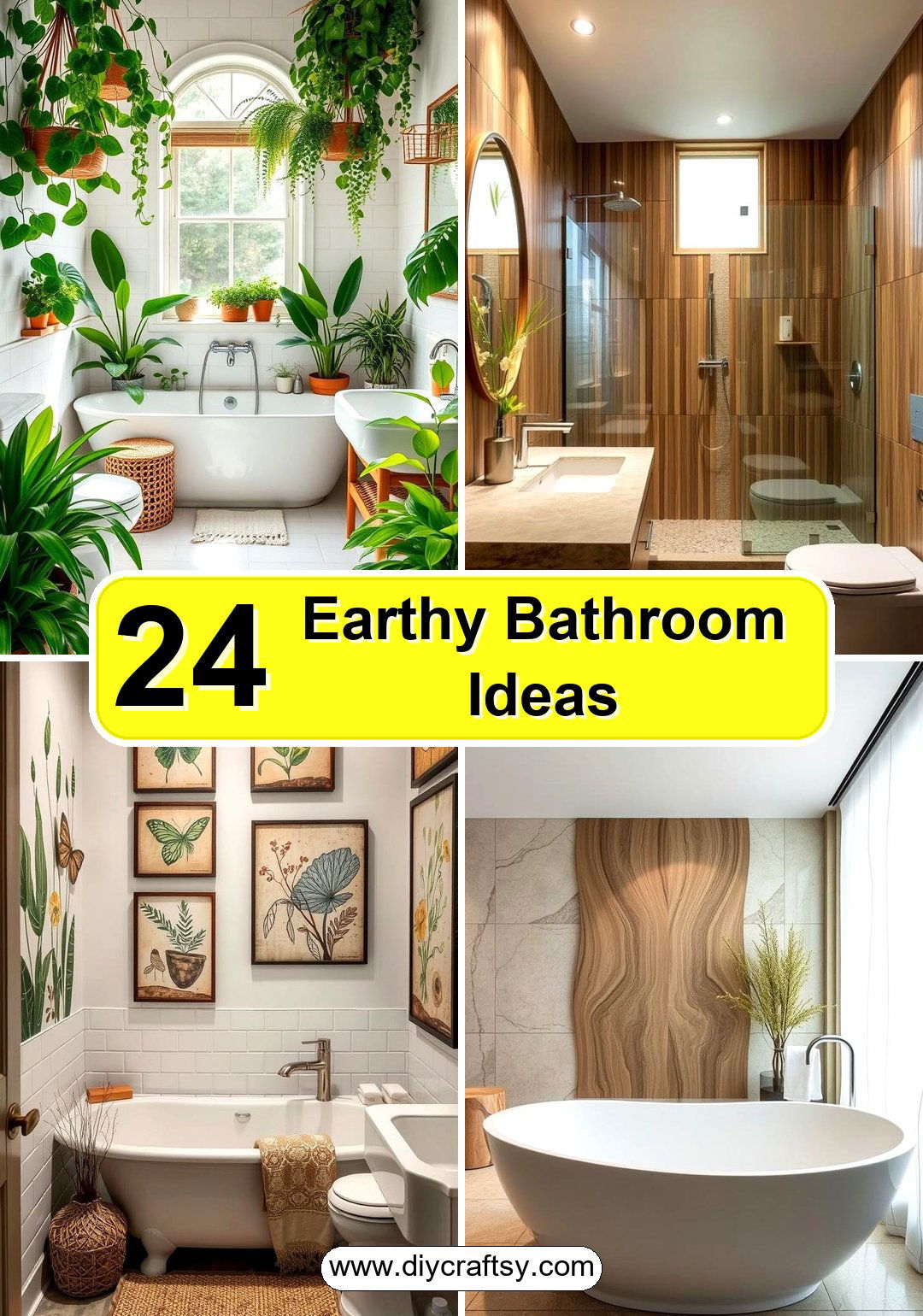 Earthy Bathroom Ideas