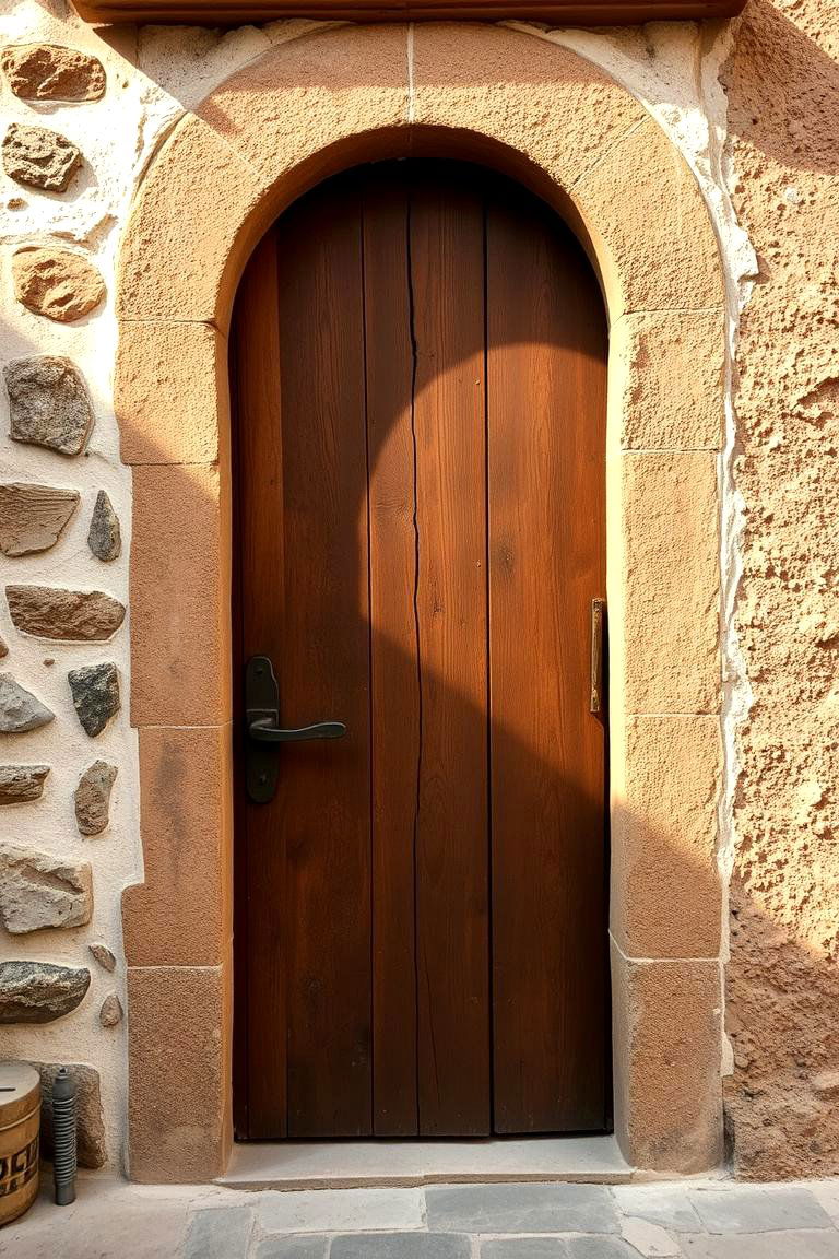 Earthy Brown Grounded Vibes - 24 Brown House Front Door Colors