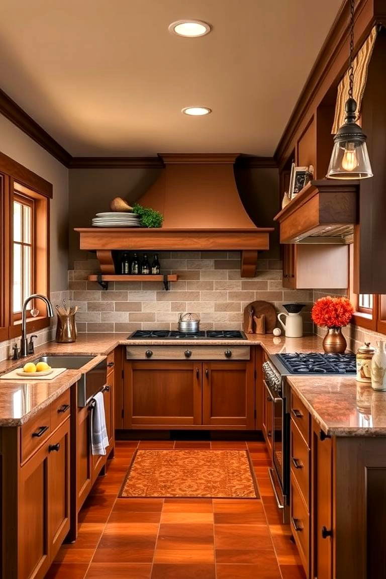 Earthy Color Palette Design - 24 Craftsman Kitchen Ideas