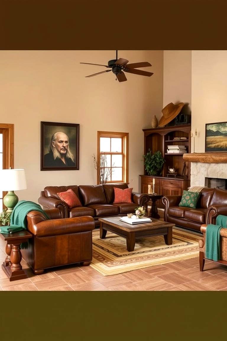 Earthy Color Palette Foundation - 24 Western Living Room Ideas