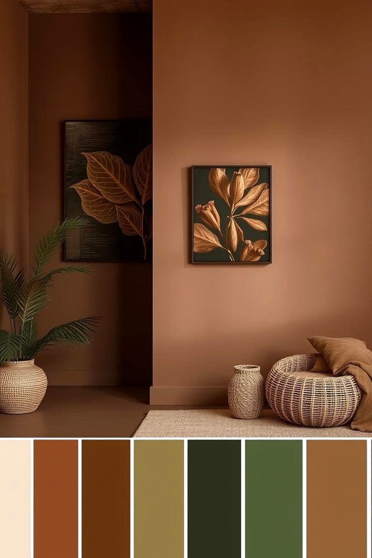 Earthy Color Palettes - 24 Dark Academia Interior Design Ideas