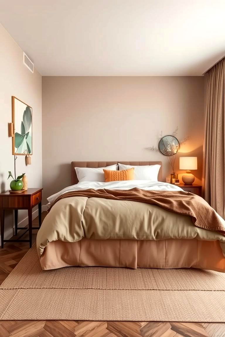 Earthy Color Palettes - 24 Hippie Bedroom Ideas