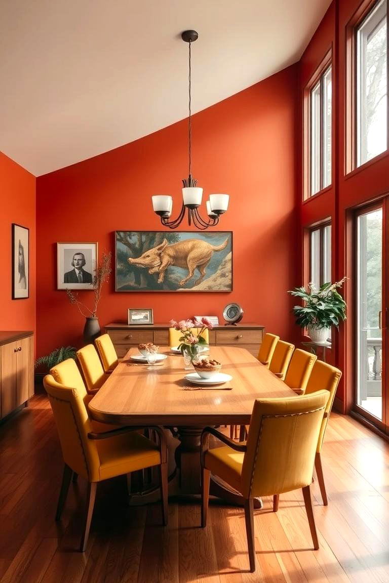 Earthy Color Palettes for Warmth and Comfort - 24 70s Dining Room Design Ideas