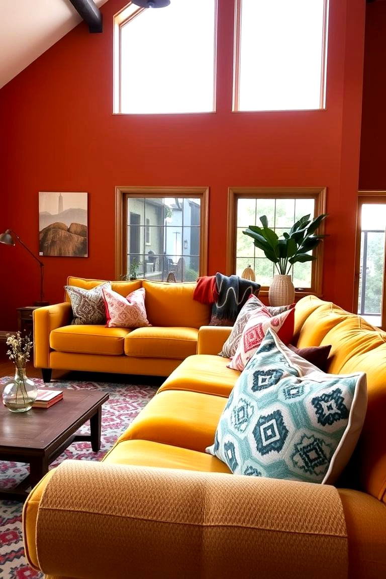 Earthy Color Palettes - 24 70s Living Room Ideas