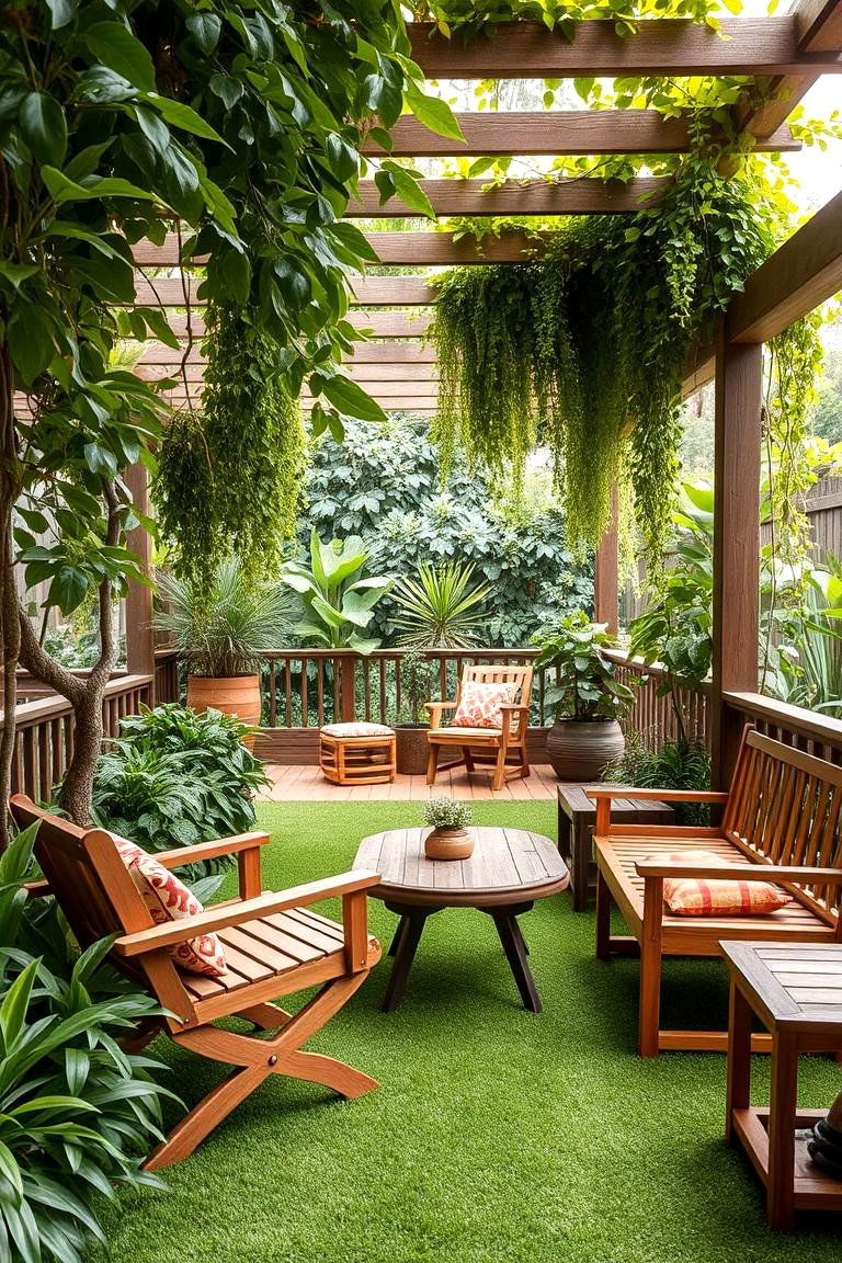 Earthy Green Tranquility Deck - 24 Deck Color Ideas