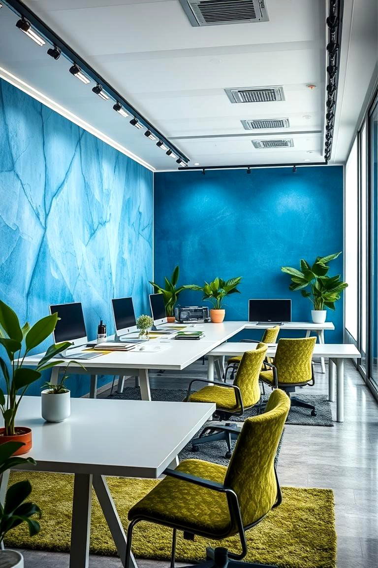 Earthy Infusion Arctic Blue and Mossy Green - 24 Blue and Green Color Combos for Decorating