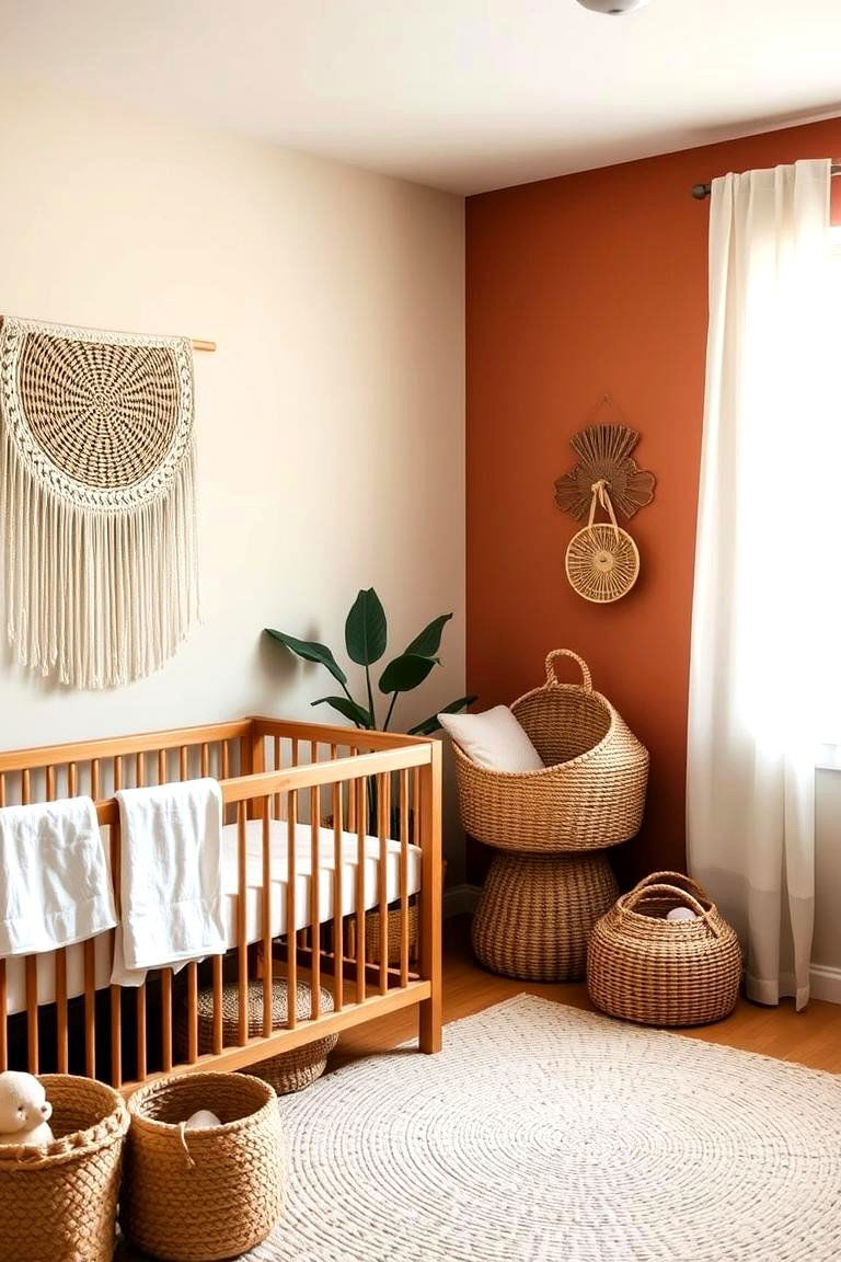 Earthy Richness in Terracotta - 24 Nursery Color Ideas