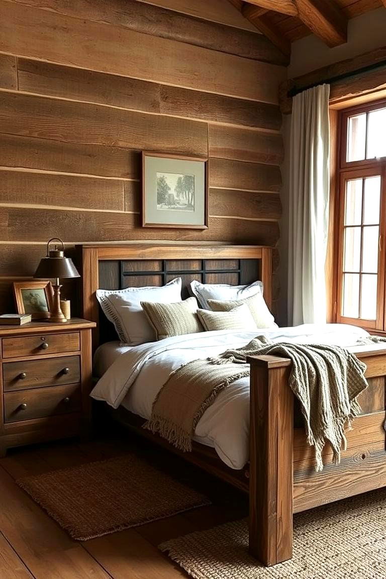 Earthy Rustic Elements - 24 Dreamy Bedroom Design Ideas