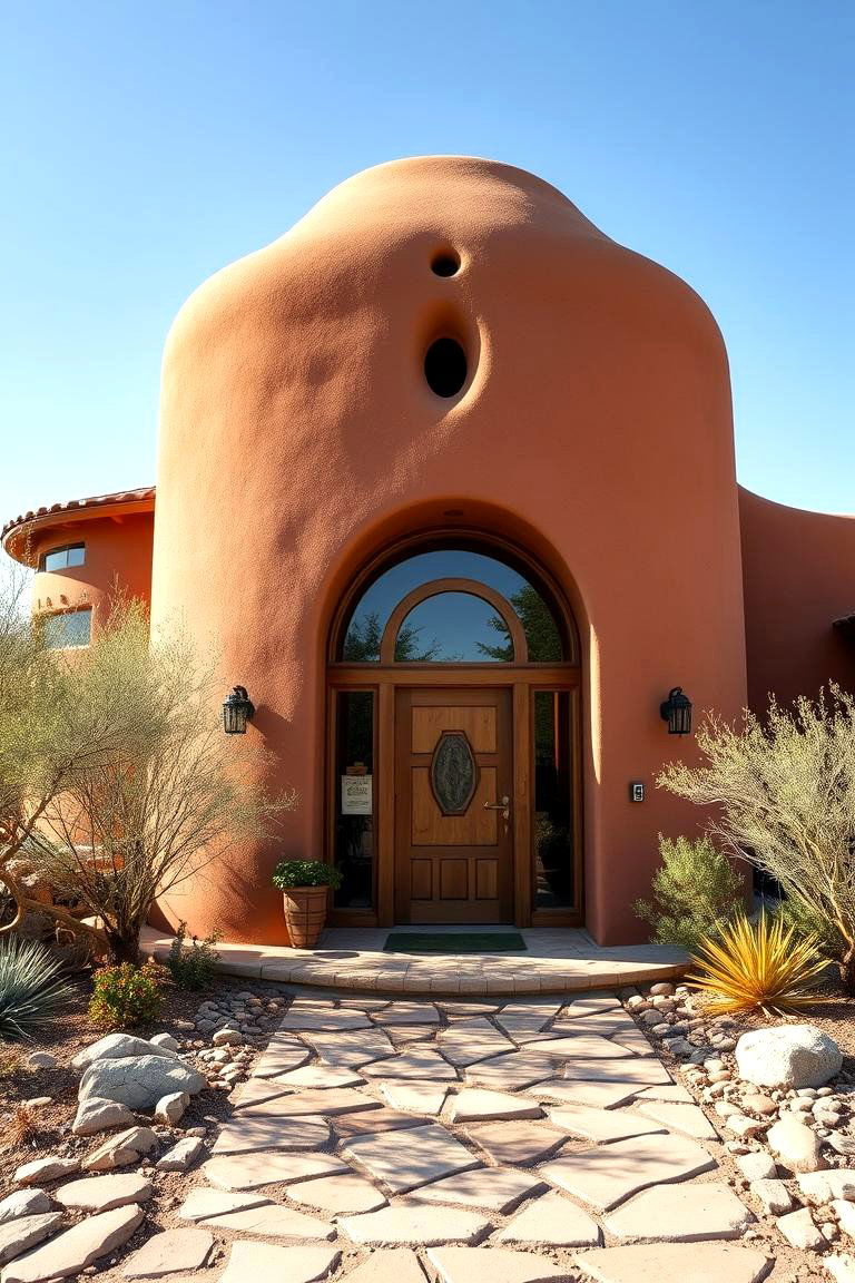Earthy Terracotta - 24 Lake House Exterior Colors Ideas