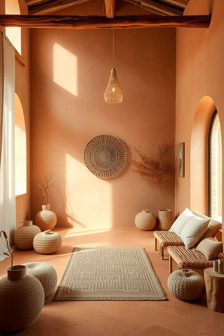 Earthy Tone Harmony - 24 Boho Toddler Room Ideas