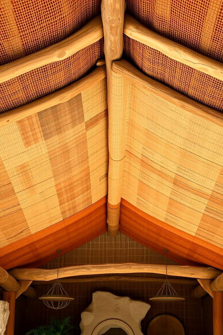 Earthy Toned Accents - 24 Shed Ceiling Ideas