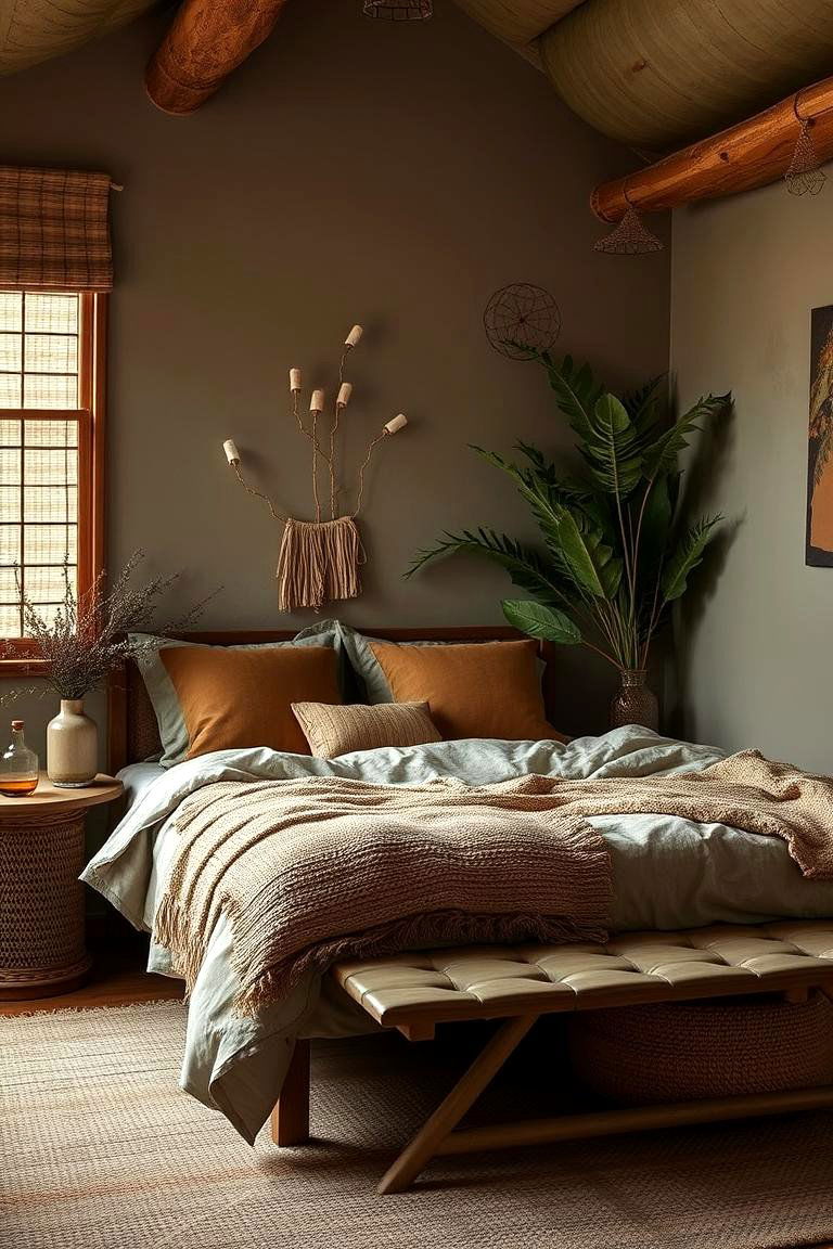 Earthy Tones and Textures - 24 Viking Bedroom Ideas