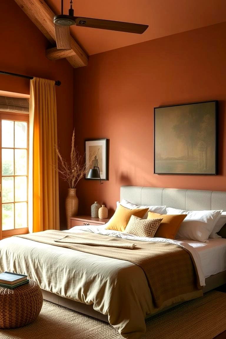 Earthy Tones for a Grounded Calm Atmosphere - 24 Master Bedroom Ideas
