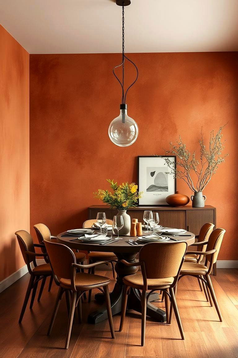 Earthy Wall Tones - 24 spanish style dining room ideas