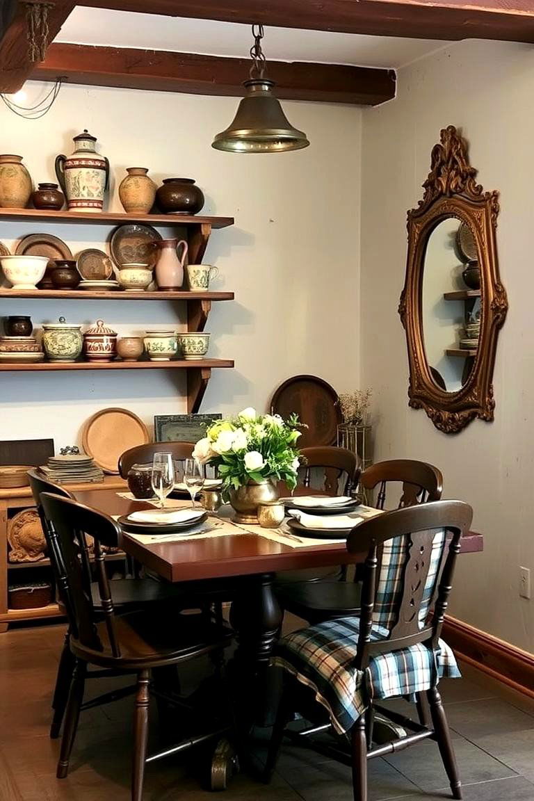 Earthy and Natural Color Palette - 24 Rustic Dining Room Ideas