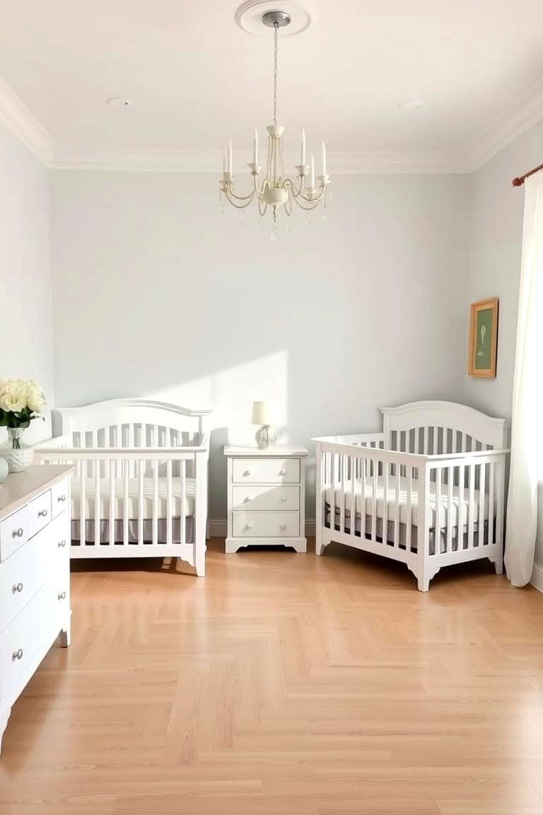 Easy to Clean Surfaces - 24 Twin Nursery Ideas