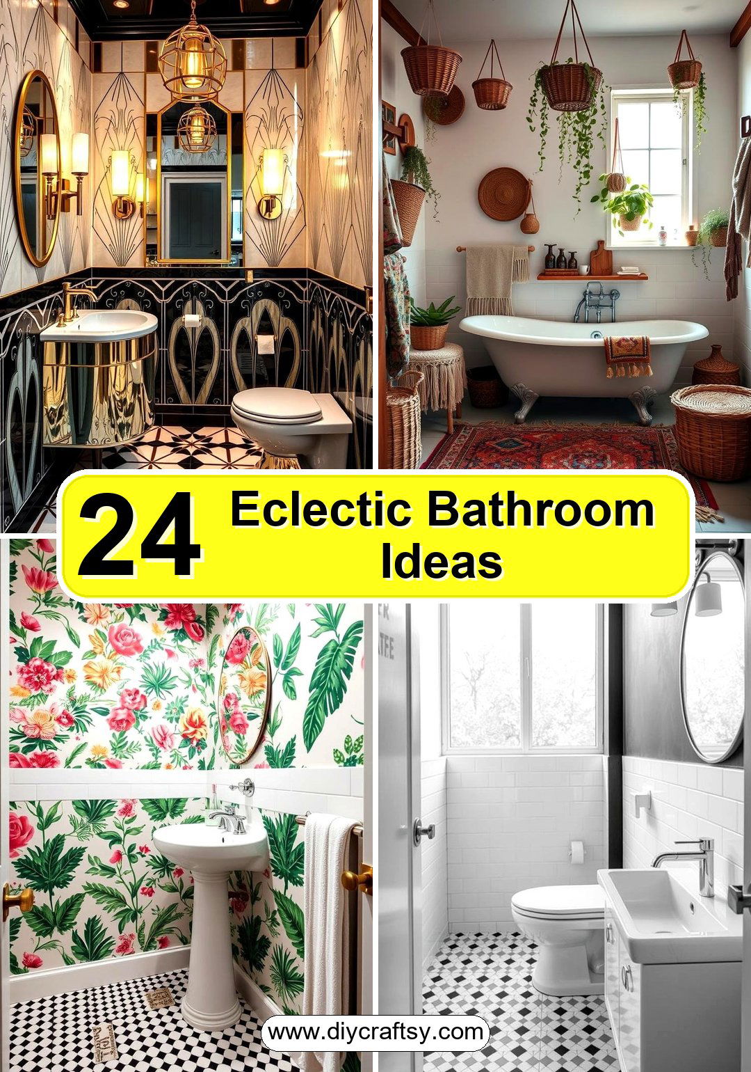 Eclectic Bathroom Ideas