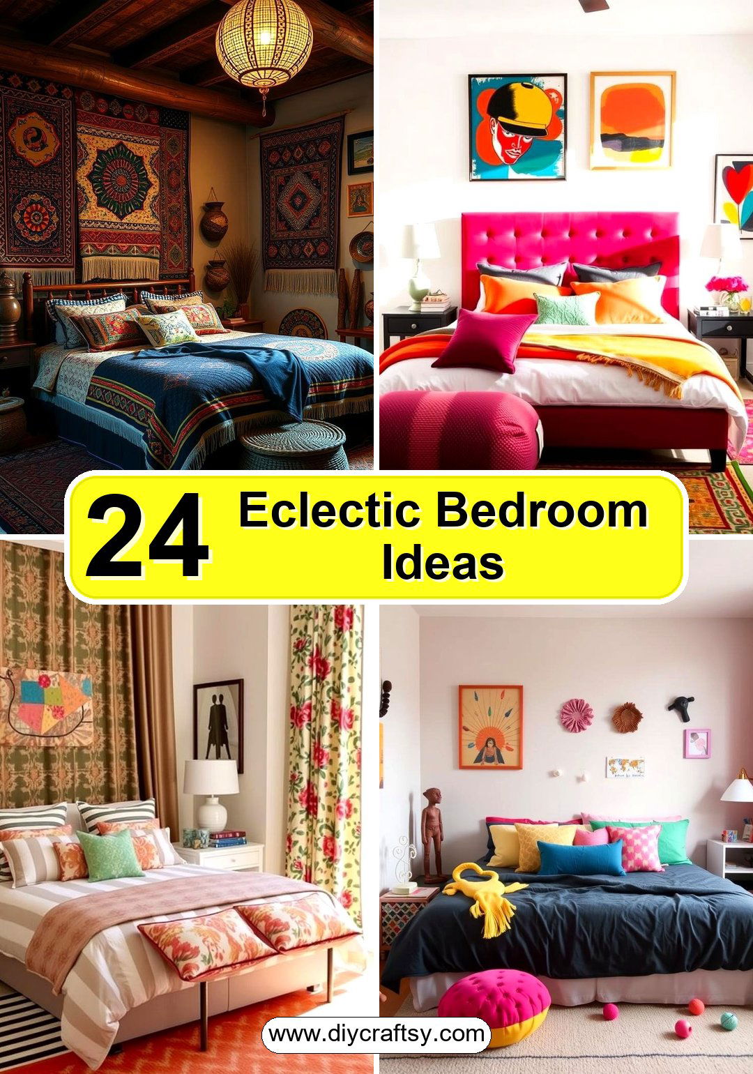 Eclectic Bedroom Ideas