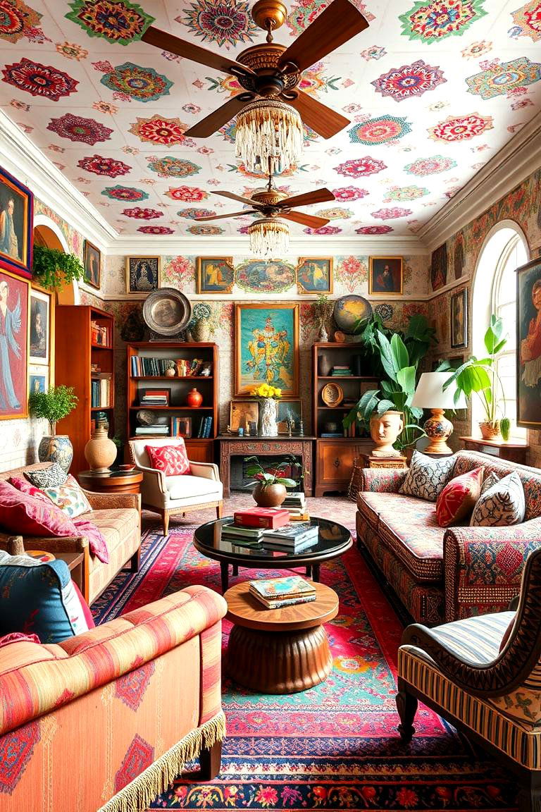 Eclectic Bohemian Parlor - 24 Parlor Room Ideas