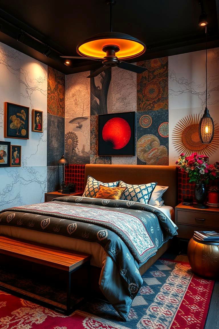 Eclectic Fusion of Asian Elements - 24 Asian Bedroom Ideas