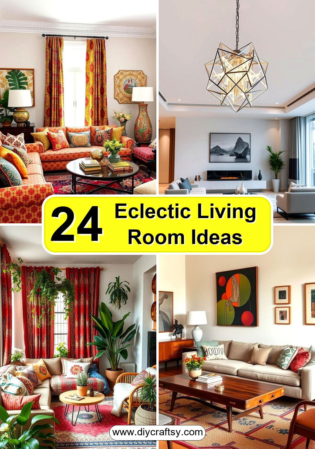 Eclectic Living Room Ideas