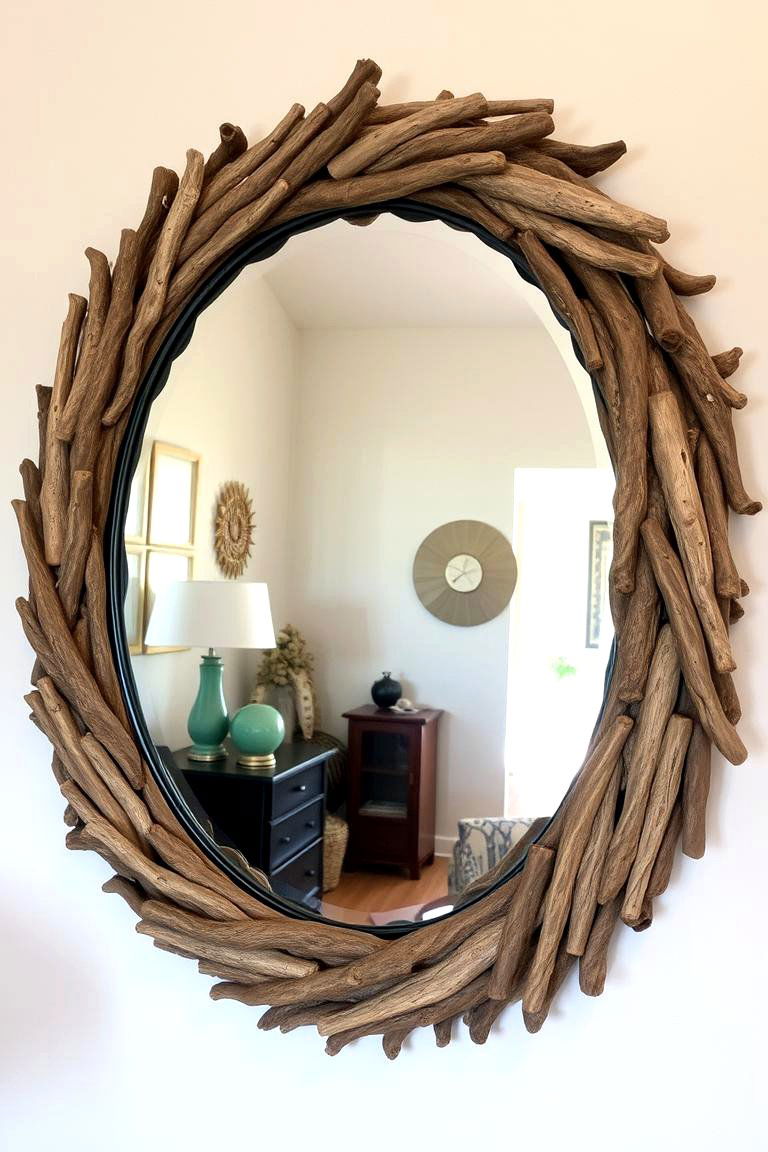 Eclectic Mirrors for a Stylish Twist - 24 Eclectic Powder Room Ideas