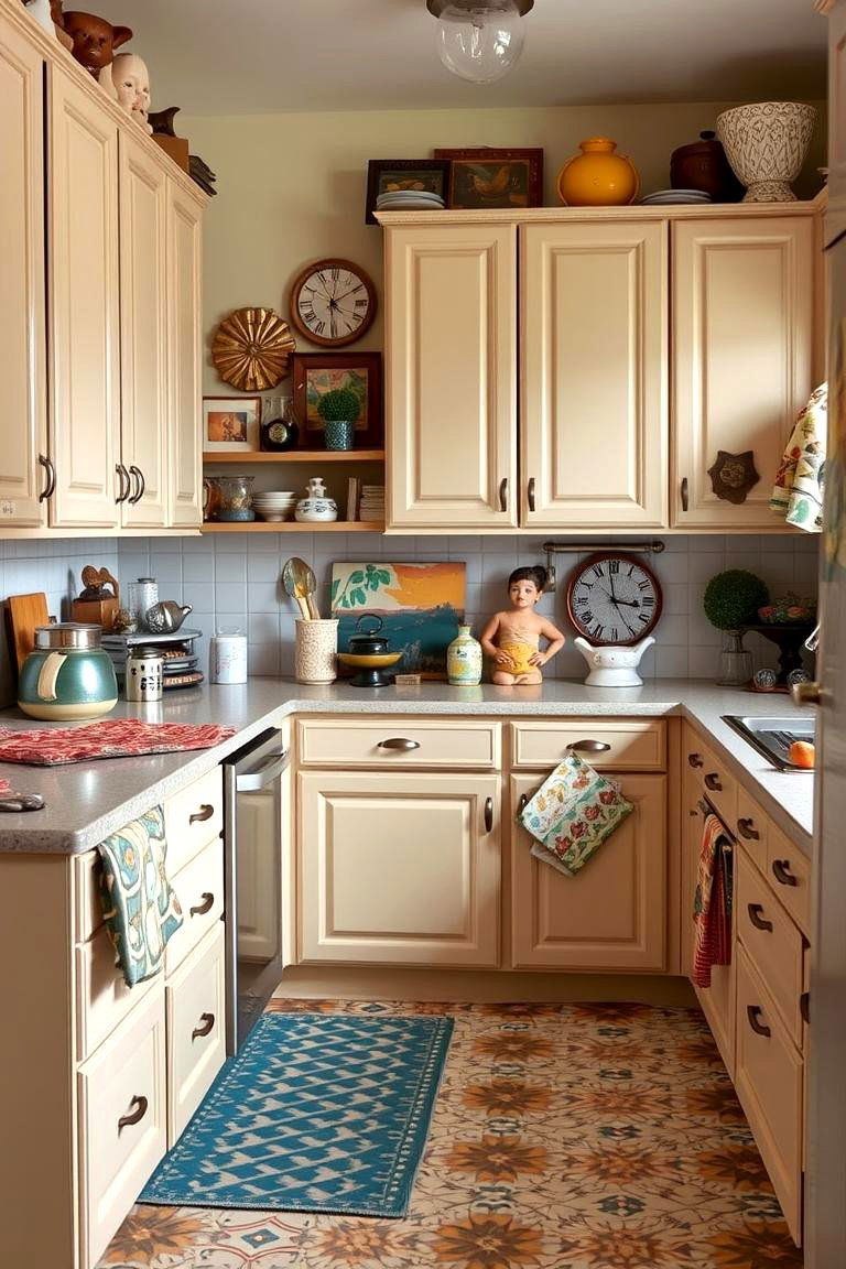 Eclectic Mix - 24 Kitchens With Beige Kitchen Cabinets