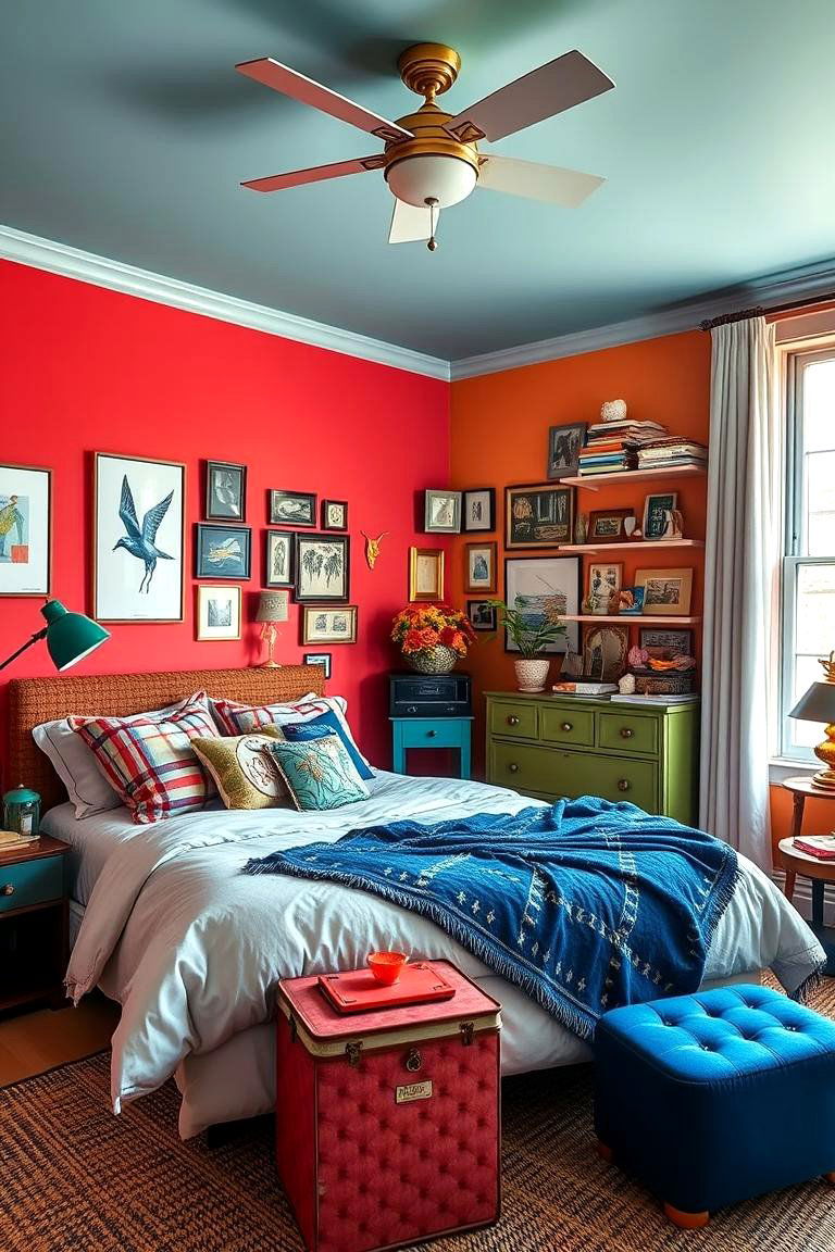 Eclectic Mix Bedroom - 24 Bedroom Design Ideas