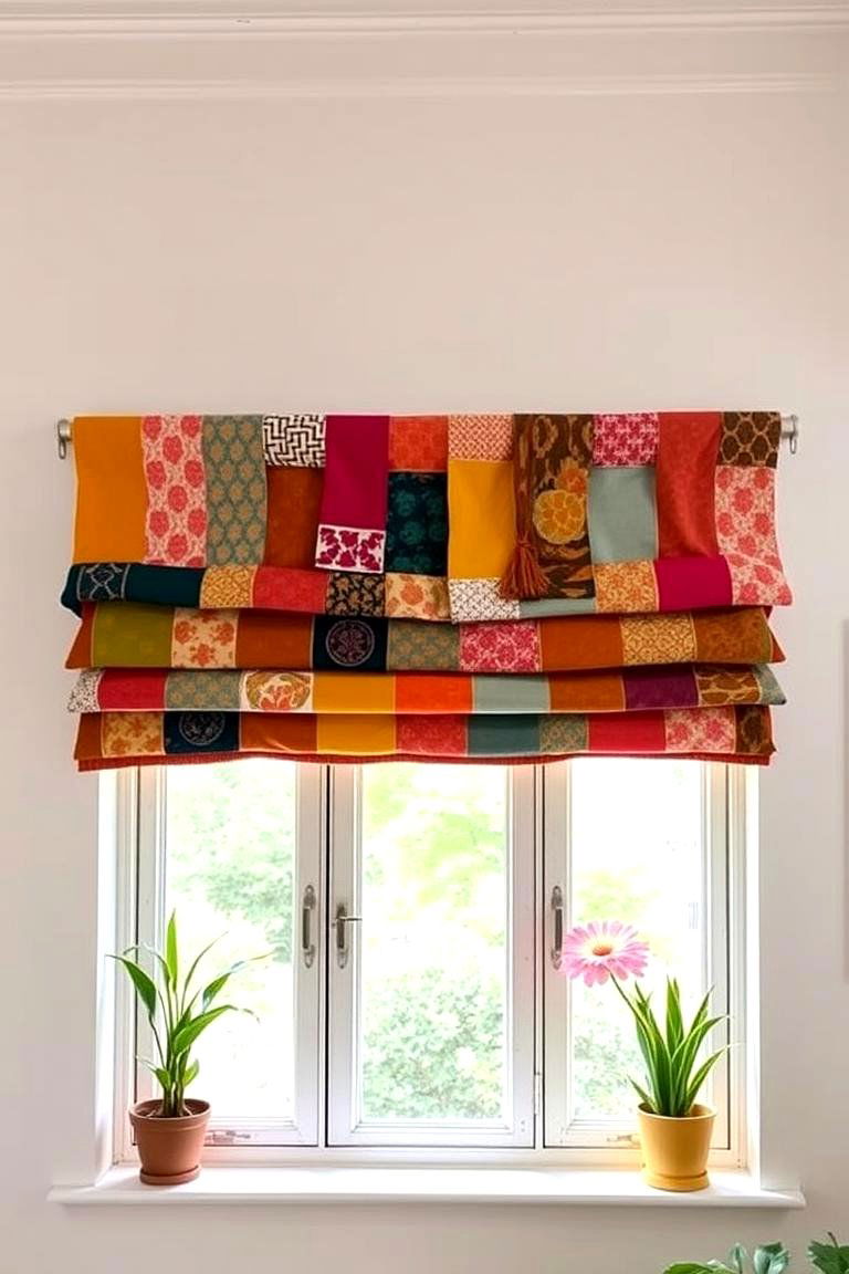 Eclectic Mix Valance - 24 Window Valance Ideas