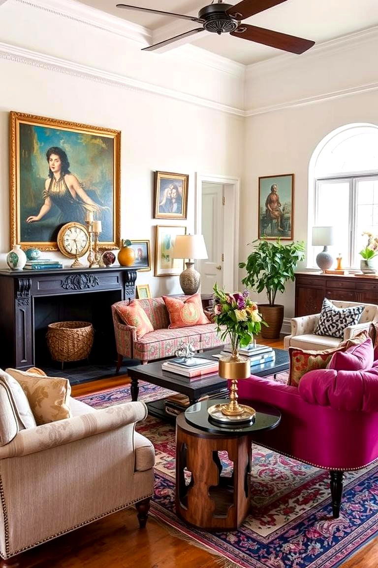 Eclectic Mix of Styles for Unique Character - 24 Luxury Living Room Ideas