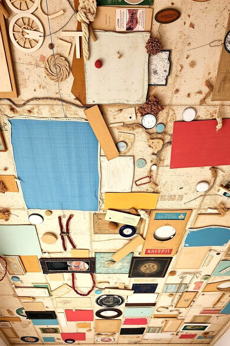 Eclectic Mixed Media - 24 Ceiling Wallpaper Ideas