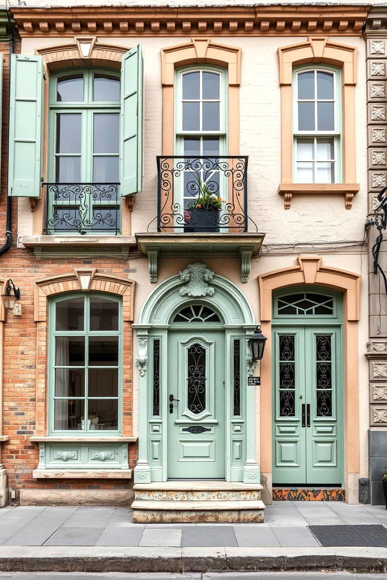 Eclectic Sage Fusion - 24 Sage Green House Exterior Ideas