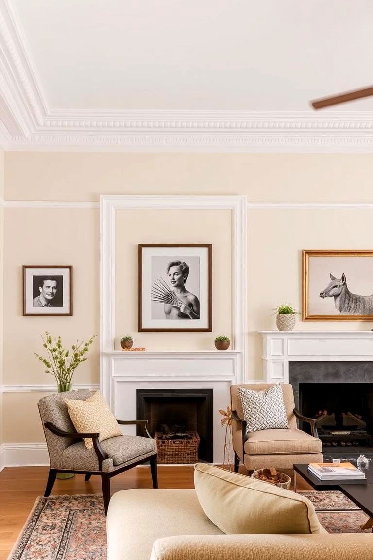 Eclectic and Layered Molding Combinations - 24 Wall Molding Ideas