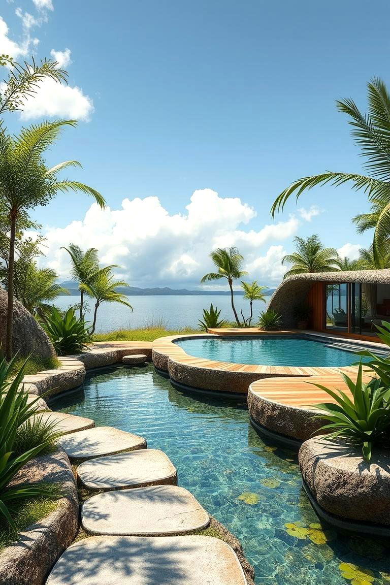 Eco Chic Lagoon - 24 Lagoon Pool Ideas