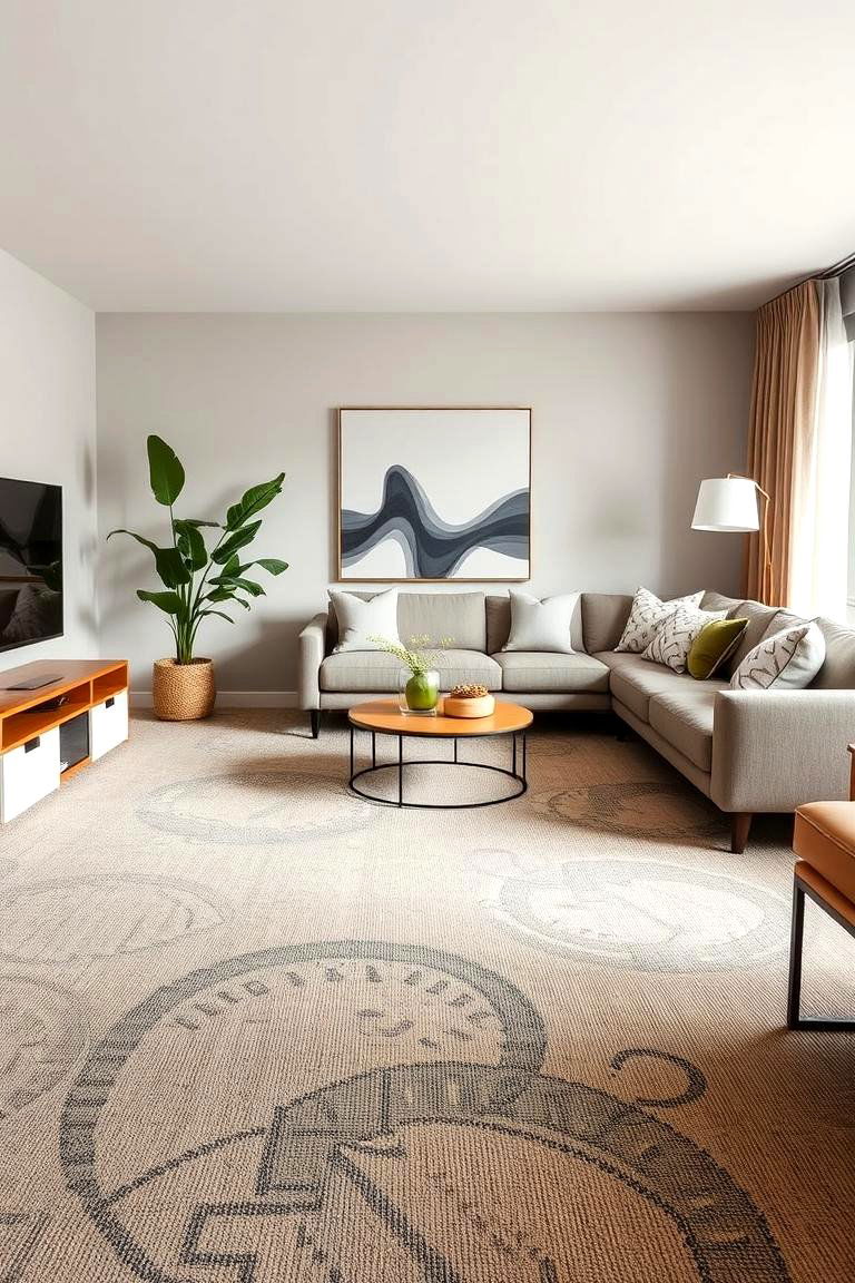 Eco Chic Recycled Carpet - 24 Living Room Carpet Ideas