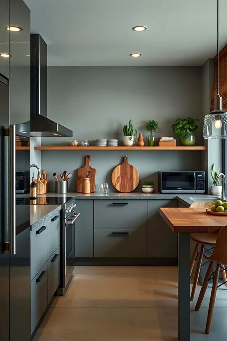 Eco Friendly Appliances and Sustainable Fixtures - 24 Green and Brown Kitchen Ideas