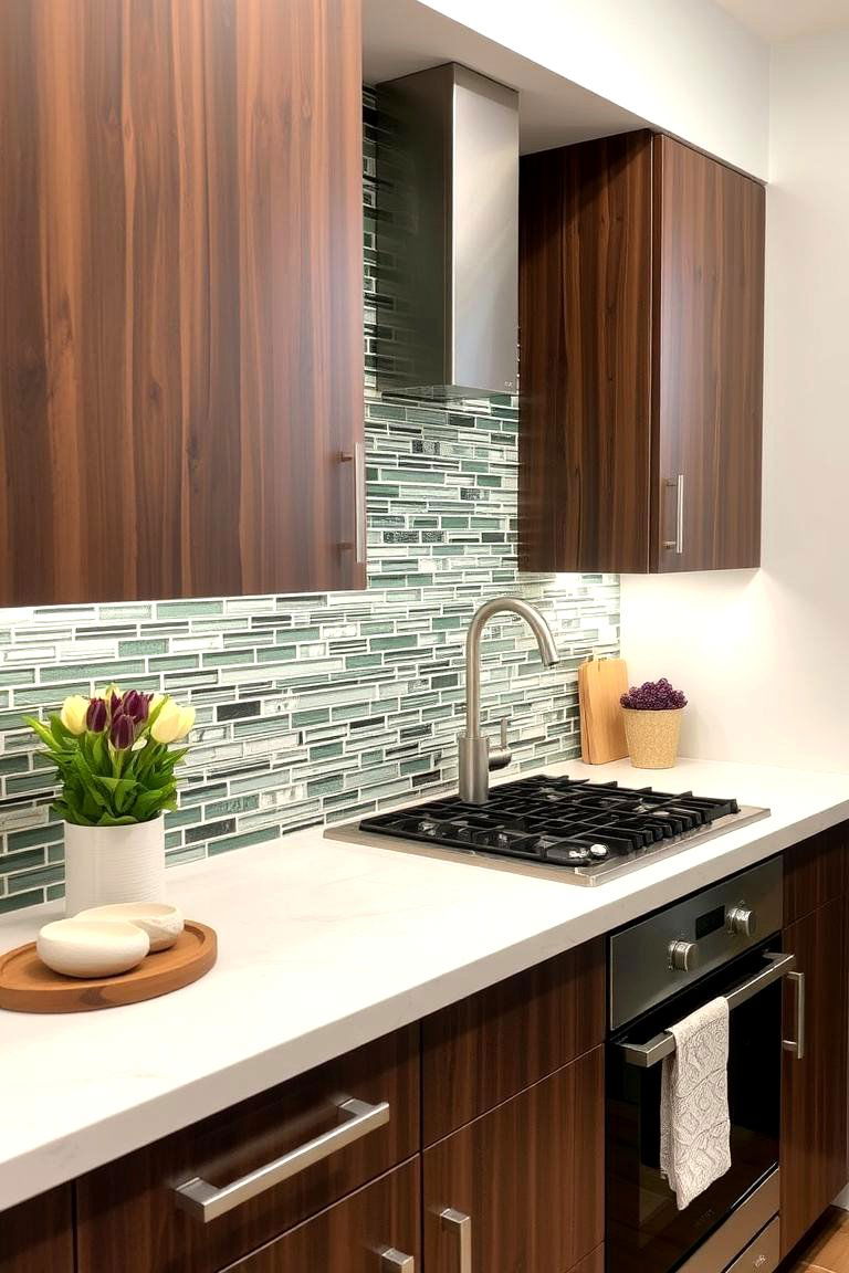 Eco Friendly Backsplash - 24 Modern Kitchen Backsplash Ideas