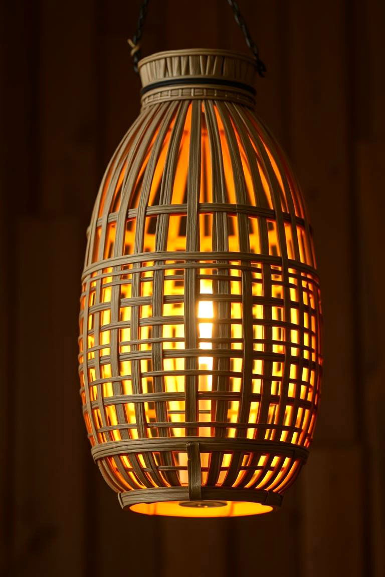 Eco Friendly Bamboo Lantern - 24 Lantern Centerpiece Ideas