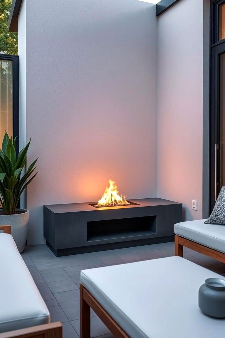 Eco Friendly Bioethanol Fireplace - 24 Outdoor Corner Fireplace Ideas