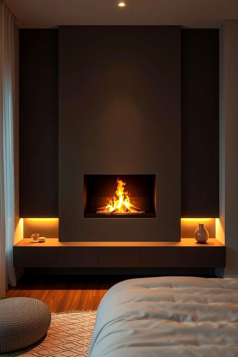 Eco Friendly Bioethanol Fireplace - 24 Bedroom Fireplace Ideas