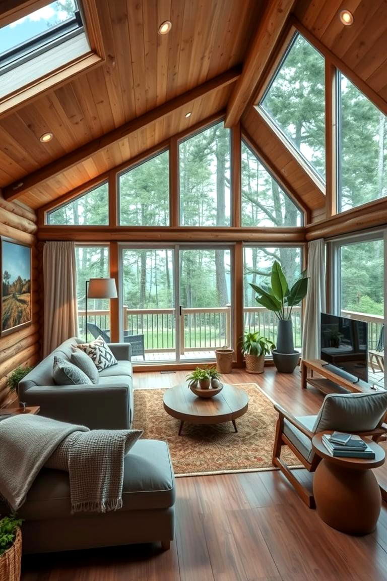 Eco Friendly Cabin Decor - 24 Cabin Living Room Ideas