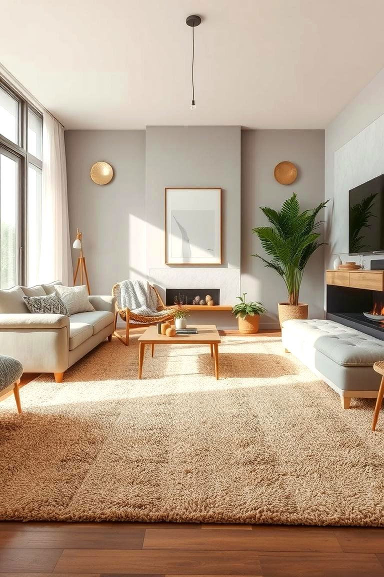 Eco Friendly Carpet - 24 Living Room Carpet Ideas