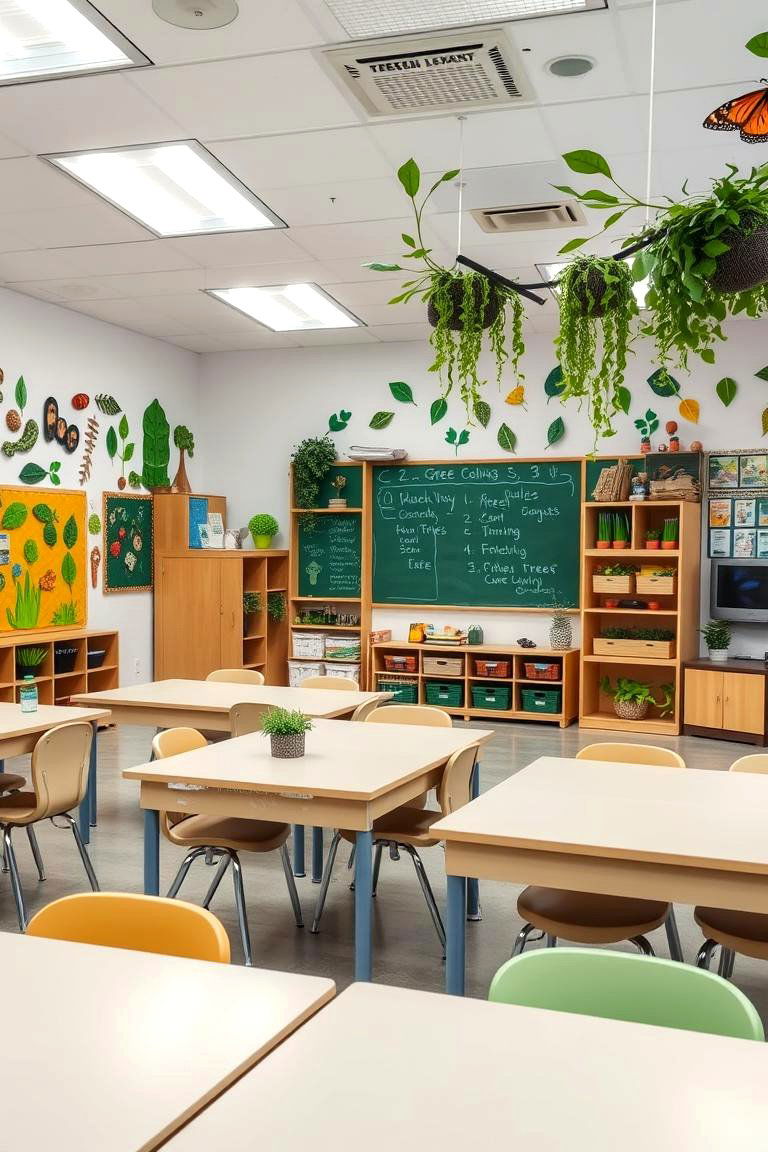 Eco Friendly Classroom - 24 Homeschool Room Ideas