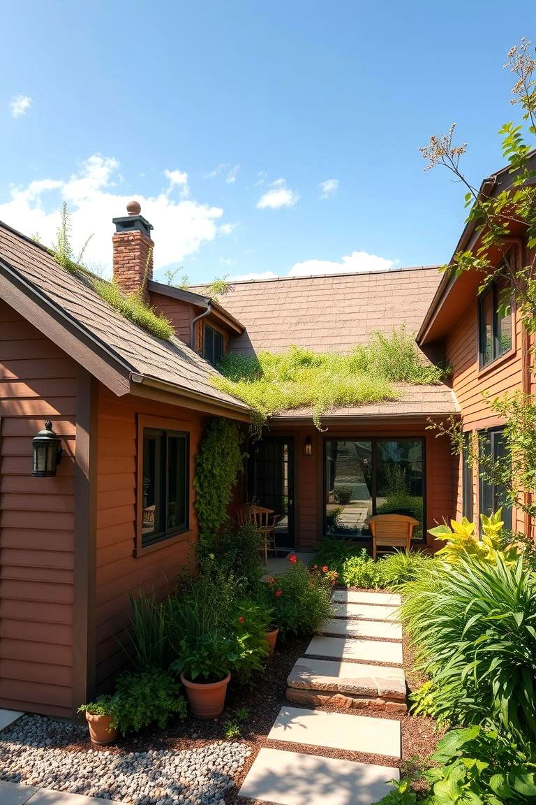 Eco Friendly Clay Inspired Home - 24 Home Designs Using Natural Clay Siding Colors