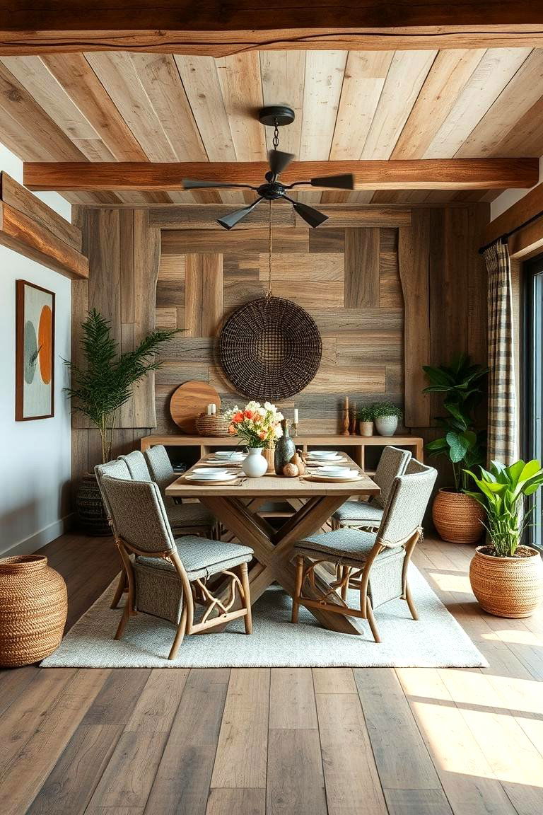 Eco Friendly Coastal Materials - 24 Coastal Dining Room Ideas