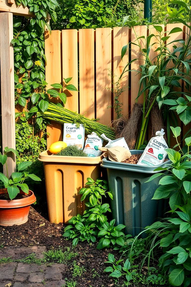 Eco Friendly Compost Corner - 24 Spring Garden Ideas