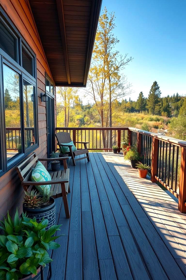 Eco Friendly Deck - 24 Mobile Home Deck Ideas