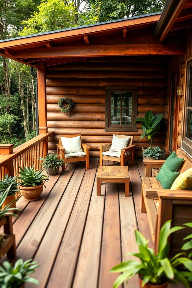 Eco Friendly Deck - 24 Floating Deck Ideas