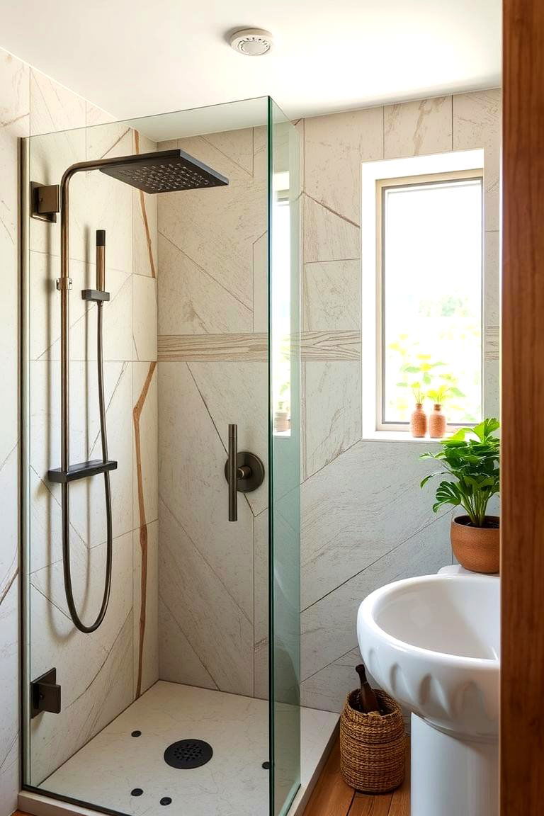 Eco Friendly Design - 24 Doorless Walk In Shower Ideas